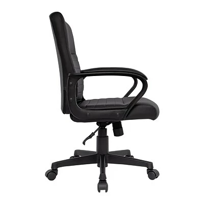 Cheapest 🧨 Staples Executive/Managerial Chairs Quill Brand® Tervina Luxura Mid-Back Manager Chair, Black (56904) 🔥 7 Cheapest 🧨 Staples Executive/Managerial Chairs Quill Brand® Tervina Luxura Mid-Back Manager Chair, Black (56904) 🔥 - Image 5