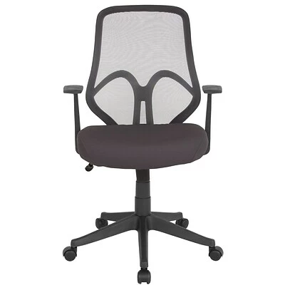 Hot Sale 🧨 Office Chairs Flash Furniture Salerno Series Ergonomic Mesh Swivel High Back Office Chair, Dark Gray (GOWY193AADKGY) 🥰 8 Hot Sale 🧨 Office Chairs Flash Furniture Salerno Series Ergonomic Mesh Swivel High Back Office Chair, Dark Gray (GOWY193AADKGY) 🥰 - Image 6