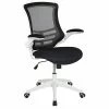 Best Pirce ⭐ Office Chairs Flash Furniture Ergonomic Mesh Swivel Mid-Back Task Office Chair, Black (BLX5MWHBK) 🎁