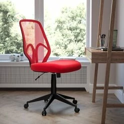 Cheap 🌟 Office Chairs Flash Furniture Salerno Series Ergonomic Mesh Swivel High Back Office Chair, Red (GOWY193ARED) 😍 -Office Chairs Online store unnamed file 589