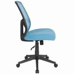Hot Sale 🤩 Office Chairs Flash Furniture Salerno Series Ergonomic Mesh Swivel High Back Office Chair, Light Blue (GOWY193ALTBL) 💯 -Office Chairs Online store unnamed file 607