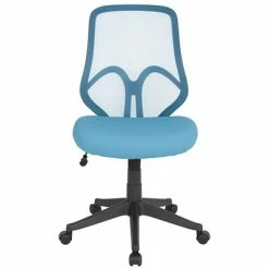 Hot Sale 🤩 Office Chairs Flash Furniture Salerno Series Ergonomic Mesh Swivel High Back Office Chair, Light Blue (GOWY193ALTBL) 💯 -Office Chairs Online store unnamed file 608
