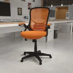 Buy 🔥 Office Chairs Flash Furniture Ergonomic Mesh Swivel High Back Office Chair, Orange (HL00161BKOR) 💯 -Office Chairs Online store unnamed file 634