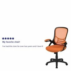 Buy 🔥 Office Chairs Flash Furniture Ergonomic Mesh Swivel High Back Office Chair, Orange (HL00161BKOR) 💯 -Office Chairs Online store unnamed file 637