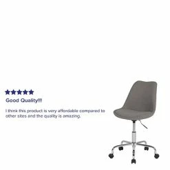 Cheapest 😉 Office Chairs Flash Furniture Aurora Series Fabric Swivel Mid-Back Task Office Chair, Light Gray (CH152783LTGY) 😉 -Office Chairs Online store unnamed file 652
