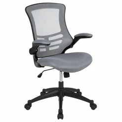 Wholesale 🧨 Office Chairs Flash Furniture Ergonomic Mesh Swivel Mid-Back Task Office Chair, Dark Gray (BLX5MDKGY) ⌛