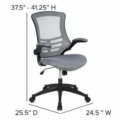 Wholesale 🧨 Office Chairs Flash Furniture Ergonomic Mesh Swivel Mid-Back Task Office Chair, Dark Gray (BLX5MDKGY) ⌛ -Office Chairs Online store unnamed file 663