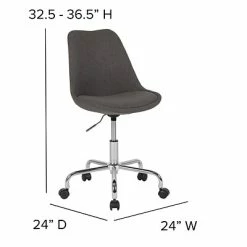 Best reviews of 😍 Office Chairs Flash Furniture Aurora Series Fabric Swivel Mid-Back Task Office Chair, Dark Gray (CH152783DKGY) ✨ -Office Chairs Online store unnamed file 672