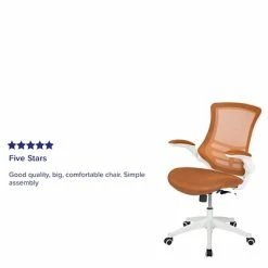 Best deal ❤️ Office Chairs Flash Furniture Ergonomic Mesh Swivel Mid-Back Task Office Chair, Tan (BLX5MWHTAN) 👍 -Office Chairs Online store unnamed file 706