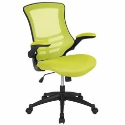 Best deal 👏 Office Chairs Flash Furniture Ergonomic Mesh Swivel Mid-Back Task Office Chair, Green (BLX5MGRN) 😀