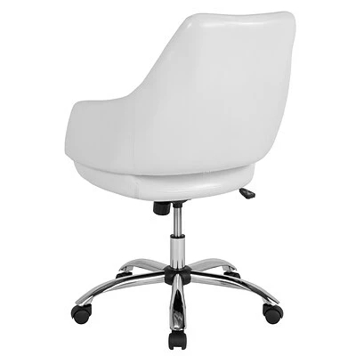 Hot Sale ๐ฏ Office Chairs Flash Furniture Madrid LeatherSoft Swivel Home And Office Mid-Back Chair, White (CH177280WH) ๐ฅ 10 Hot Sale ๐ฏ Office Chairs Flash Furniture Madrid LeatherSoft Swivel Home And Office Mid-Back Chair, White (CH177280WH) ๐ฅ - Image 8