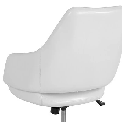 Hot Sale ๐ฏ Office Chairs Flash Furniture Madrid LeatherSoft Swivel Home And Office Mid-Back Chair, White (CH177280WH) ๐ฅ 11 Hot Sale ๐ฏ Office Chairs Flash Furniture Madrid LeatherSoft Swivel Home And Office Mid-Back Chair, White (CH177280WH) ๐ฅ - Image 9