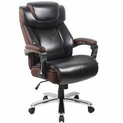 Hot Sale 🧨 Executive/Managerial Chairs Flash Furniture LeatherSoft Executive Office Chair, Brown (GO2223BN) 🎉