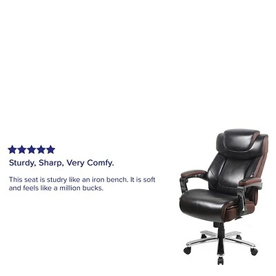 Hot Sale ๐งจ Executive/Managerial Chairs Flash Furniture LeatherSoft Executive Office Chair, Brown (GO2223BN) ๐ 7 Hot Sale ๐งจ Executive/Managerial Chairs Flash Furniture LeatherSoft Executive Office Chair, Brown (GO2223BN) ๐ - Image 5