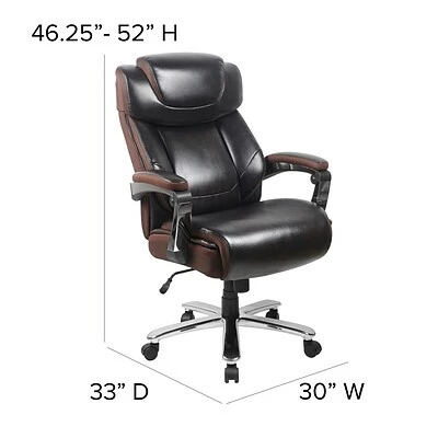 Hot Sale ๐งจ Executive/Managerial Chairs Flash Furniture LeatherSoft Executive Office Chair, Brown (GO2223BN) ๐ 9 Hot Sale ๐งจ Executive/Managerial Chairs Flash Furniture LeatherSoft Executive Office Chair, Brown (GO2223BN) ๐ - Image 7