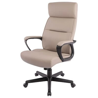 Discount 😀 Staples Executive/Managerial Chairs Quill Brand® Rutherford Luxura Manager Chair, Tan/Modern Gray (45609) 😉 5 Discount 😀 Staples Executive/Managerial Chairs Quill Brand® Rutherford Luxura Manager Chair, Tan/Modern Gray (45609) 😉 - Image 3