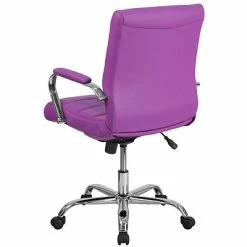 Coupon ⌛ Flash Furniture Executive/Managerial Chairs Mid-Back, Purple Vinyl Executive Swivel Office Chair With Chrome Arms [GO-2240-PUR-GG] ✨ -Office Chairs Online store unnamed file 865