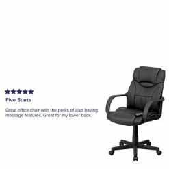 Cheapest ❤️ Executive/Managerial Chairs Flash Furniture High Back Leather Massaging Executive Office Chair, Black 🤩 -Office Chairs Online store unnamed file 904