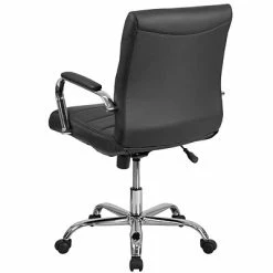 Hot Sale 🌟 Executive/Managerial Chairs Flash Furniture Mid-Back, Black Vinyl Executive Swivel Office Chair With Chrome Arms (GO-2240-BK-GG) 😉 -Office Chairs Online store unnamed file 915
