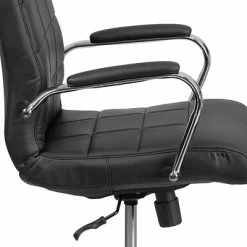 Hot Sale 🌟 Executive/Managerial Chairs Flash Furniture Mid-Back, Black Vinyl Executive Swivel Office Chair With Chrome Arms (GO-2240-BK-GG) 😉 -Office Chairs Online store unnamed file 916