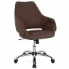 Best Sale 🥰 Office Chairs Flash Furniture Madrid Fabric Swivel Home And Office Mid-Back Chair, Brown (CH177280BRF) ✨ -Office Chairs Online store unnamed file 927