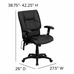 Deals โ Executive/Managerial Chairs Flash Furniture Mid-Back Massaging Leather Executive Office Chair With T- Arms, Black ๐ 17 Deals โ Executive/Managerial Chairs Flash Furniture Mid-Back Massaging Leather Executive Office Chair With T- Arms, Black ๐ -Office Chairs Online store unnamed file 964