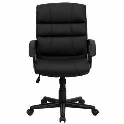 Buy 💯 Executive/Managerial Chairs Flash Furniture Mid-Back Leather Office Chair, Black ✨ -Office Chairs Online store unnamed file 984