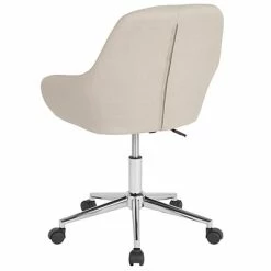 Flash Sale 😉 Office Chairs Flash Furniture Cortana Fabric Swivel Home And Office Mid-Back Chair, Beige (DS8012LBBGEF) ⌛ -Office Chairs Online store unnamed file 991