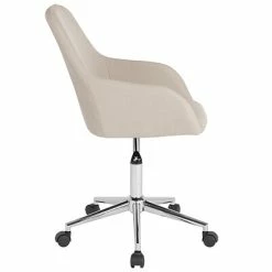 Flash Sale 😉 Office Chairs Flash Furniture Cortana Fabric Swivel Home And Office Mid-Back Chair, Beige (DS8012LBBGEF) ⌛ -Office Chairs Online store unnamed file 993